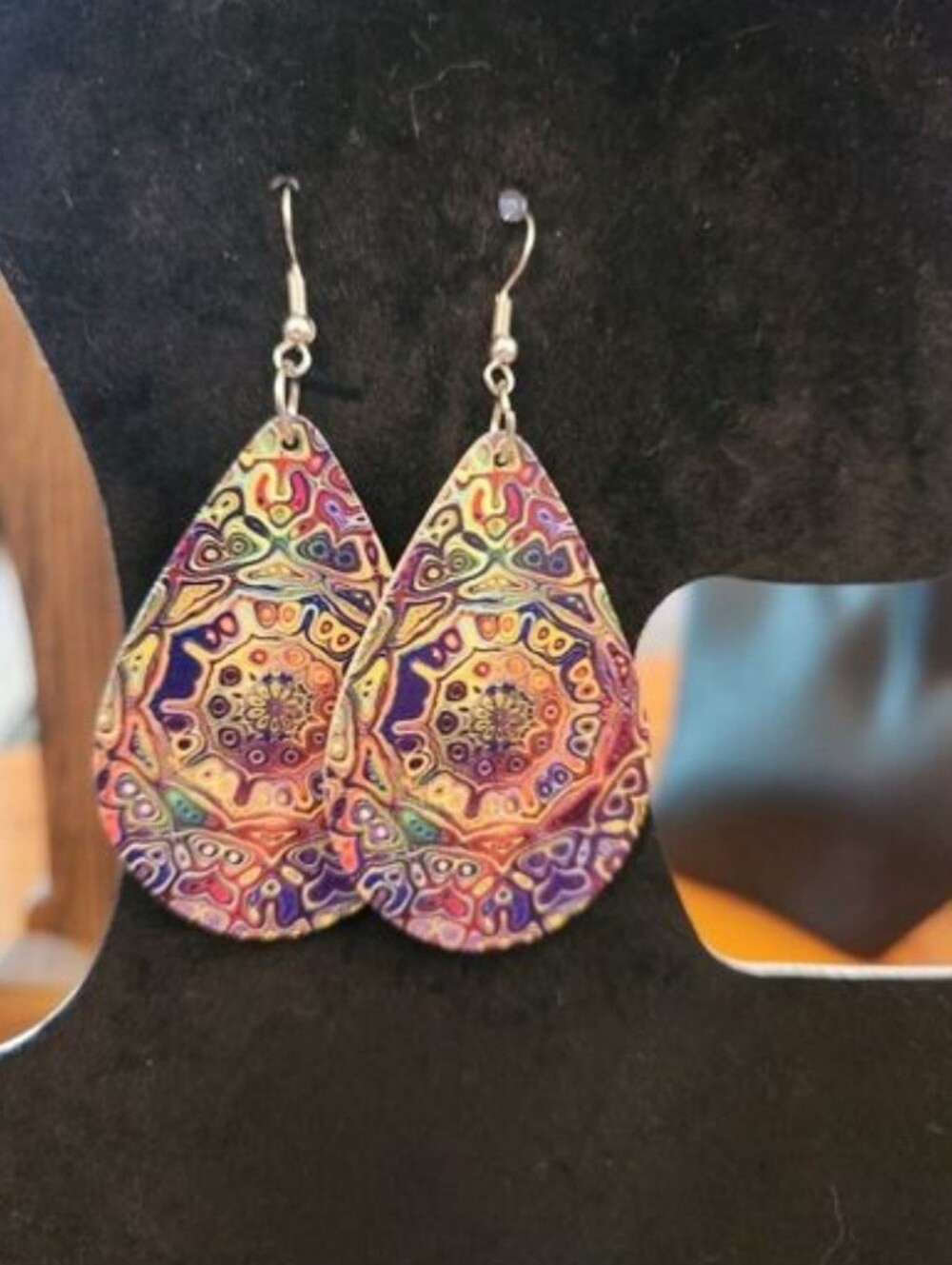 Bohemian Hippie Dangle Multicolored Earrings